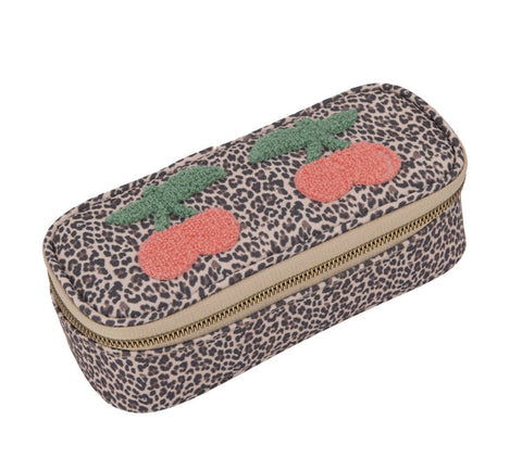 Trousse Pencil box - Leopard cherry