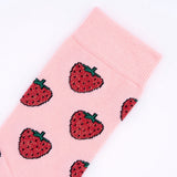 Chaussettes à paillettes Fraises
