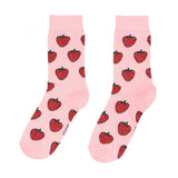 Chaussettes à paillettes Fraises