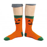 CHAUSSETTES FREAKY PUMPKIN - chaussettes citrouille