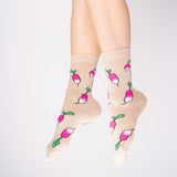 Chaussettes à paillettes Radis