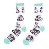 Chaussettes transparentes Bichon