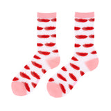 Chaussettes Transparentes Bouche - Coucou Suzette