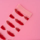 Chaussettes Transparentes Bouche - Coucou Suzette