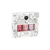 Coffret 3 vernis roses - Party