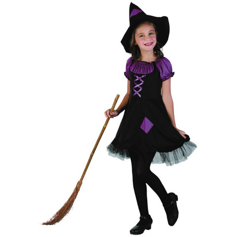 Costume sorcière violette