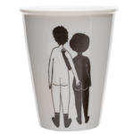 Cup White man and black woman