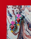 Boucles d’oreilles coeur ex-voto