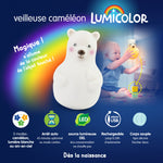 Veilleuse détection de couleurs - L'ours caméléon Lumicolor
