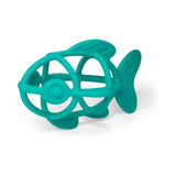Hochet poisson vert en silicone