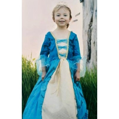 Robe royale turquoise 7-8 ans