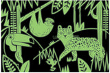 Glow in the dark Puzzle - Forêt tropicales