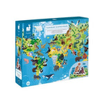 Puzzle éducatif les animaux menacés 200 pièces