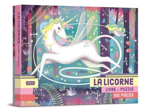 Puzzle 100 pièces - la licorne