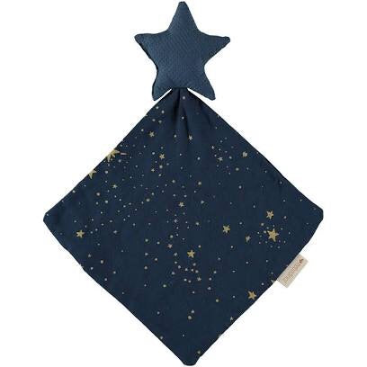 star doudou 30x30 gold stella / midnight blue