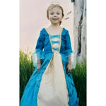 Robe royale turquoise 5-6 ans