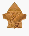 Peignoir Teddy en tissu éponge Camel - pour poupée