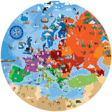 Puzzle 210 pièces-Voyage, découvre et explore l’Europe