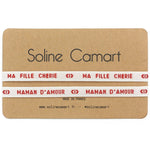 Bracelet Soline Camart - Duo maman d’amour/ ma fille chérie