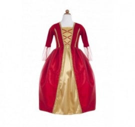Robe royale rouge 5-6 ans