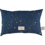 Coussin laurel small cushion 22x35 gold stella/ night blue
