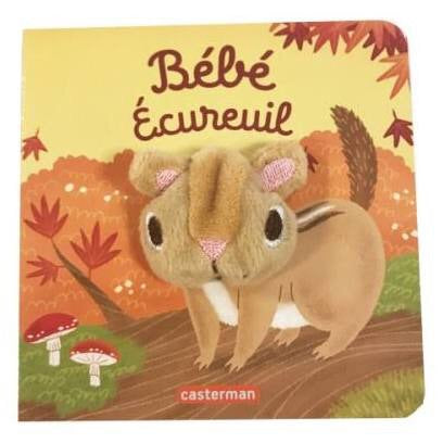 Livre Marionnette - Bébé écureuil