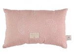 Coussin laurel small cushion 22x35 white bubble/ misty pink