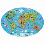 Puzzle 205 pièces les animaux - les espèces menacées de la planète