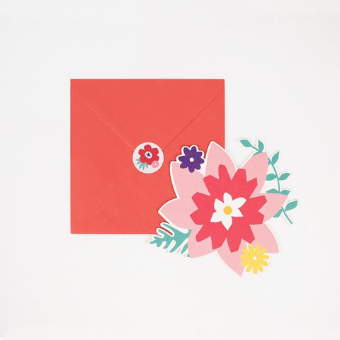Cartes invitations - Fleurs