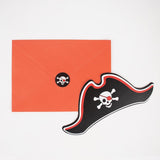 Cartes invitations - Pirates