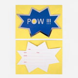 Cartes invitations - POW !