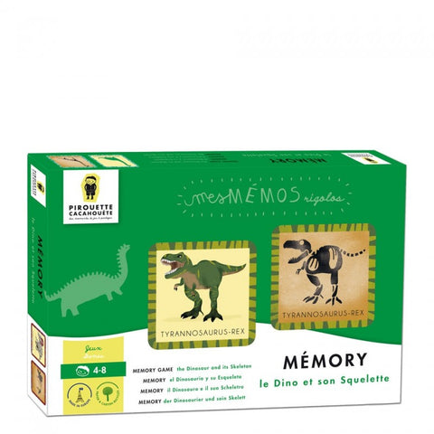 Mes mémos rigolos - Le dino et son squelette