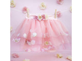 Jupe avec pétales de rose 4/6 ans