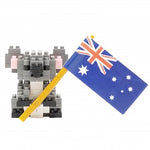 koala avec drapeau