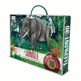 L'éléphant 3D. La jungle. Une biodiversité extraordinaire