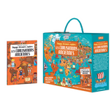 Puzzle 200 pièces - Voyage, découvre, explore - Les civilisations anciennes