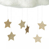Mobile nuage  avec étoiles blanc