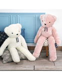 Peluche Géante - ours Bulle rose 80cm