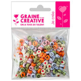 Perles alphabet muticolore
