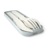 Le set de couverts en plastique biodégradable