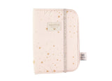 Protège carnet de santé poema health booklet a5 24x18 gold stella - dream pink