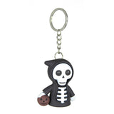 Porte clé lumineux - Citrouille, fantôme ou squelette