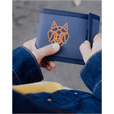 Portefeuille Loup Bleu
