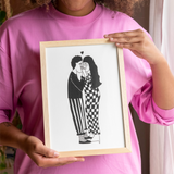 Poster secret kissers A4