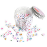 Pot perles lettres – Multicolore