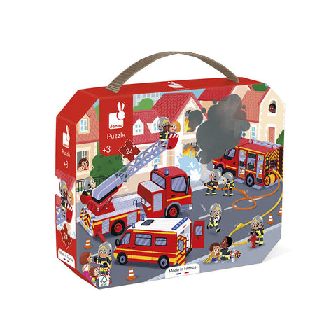 Puzzle 24 pièces - Pompiers