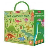 Puzzle Q-box - Les dinosaures - 40 pièces
