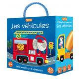 Puzzle Q-box - Les véhicules - 40 pièces