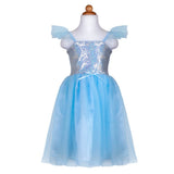 Robe de princesse sequins chatoyants bleu (2 tailles)