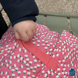 Sac à dos mini coursier fleurs